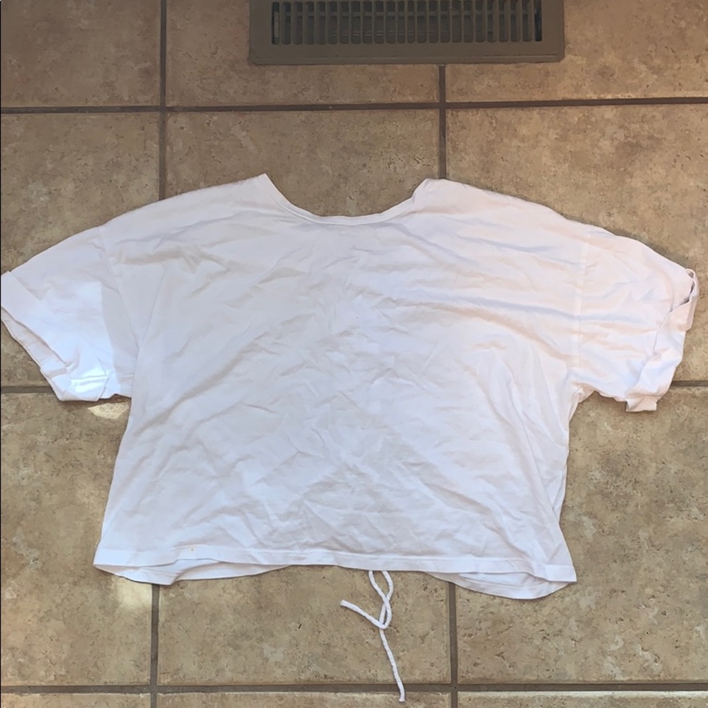 Lace Up Back T-Shirt